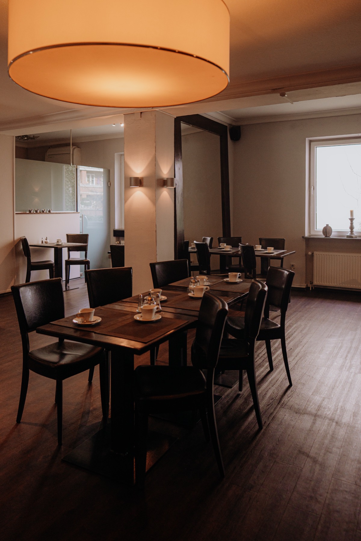 Cosy corner in the breakfast room at Hotel am Rothenbaum